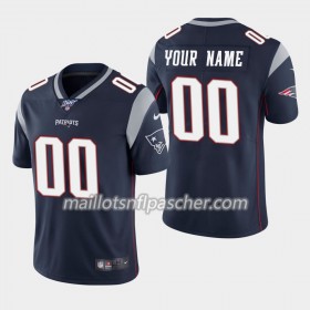 Maillot New England Patriots Custom Nike Navy Bleu 100th - Homme